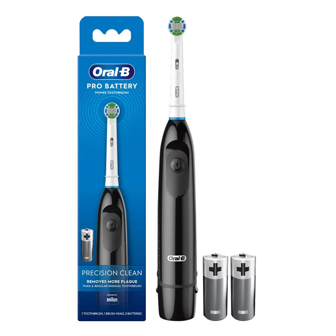 Buy Oral-B Pro Battery Power Toothbrush (Black), 1 Ct Online In ...