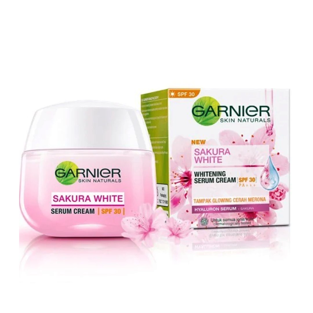 Buy Garnier Skin Naturals Sakura Whitening Serum Cream SPF 30