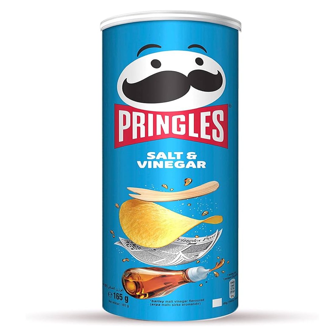 Buy Pringles Salt & Vinegar, 165g Online In Pakistan 