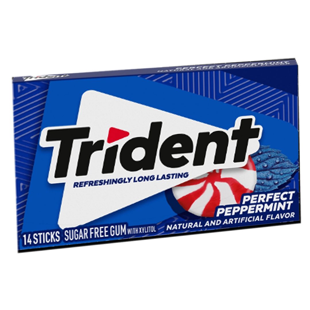 Buy Trident Perfect Peppermint Sugar Free Chewing Gum 14 Ct Online In