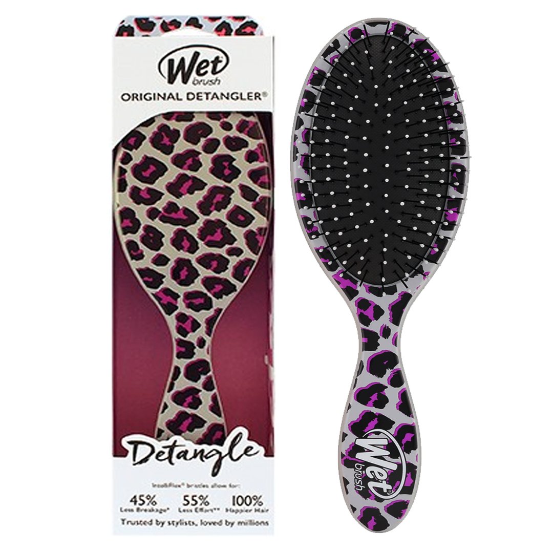 Buy Wet Brush Original Detangler Safari Pink Leopard Brush Online in Pakistan My Vitamin Store Hair Brush