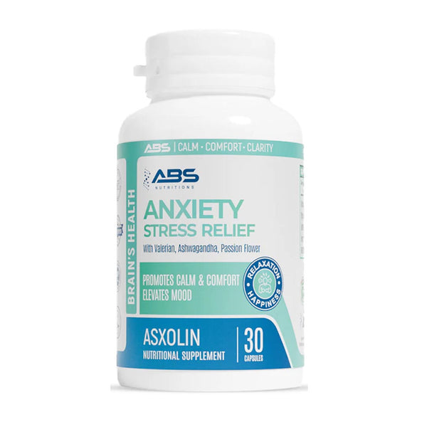 ABS Asxolin Anxiety & Stress Relief, 30 Ct