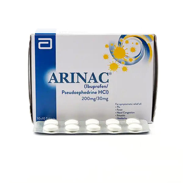 Abbott Arinac (Ibuprofen 200mg), 10 Ct