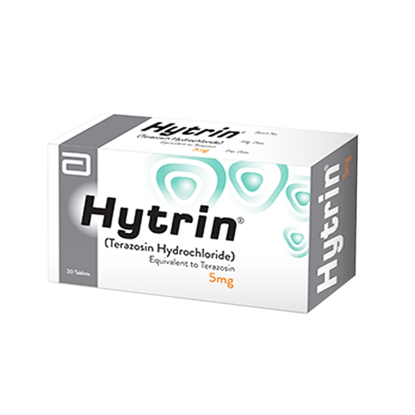 Abbott Hytrin (Terazosin Hydrochloride) Tablets 5mg, 30 Ct