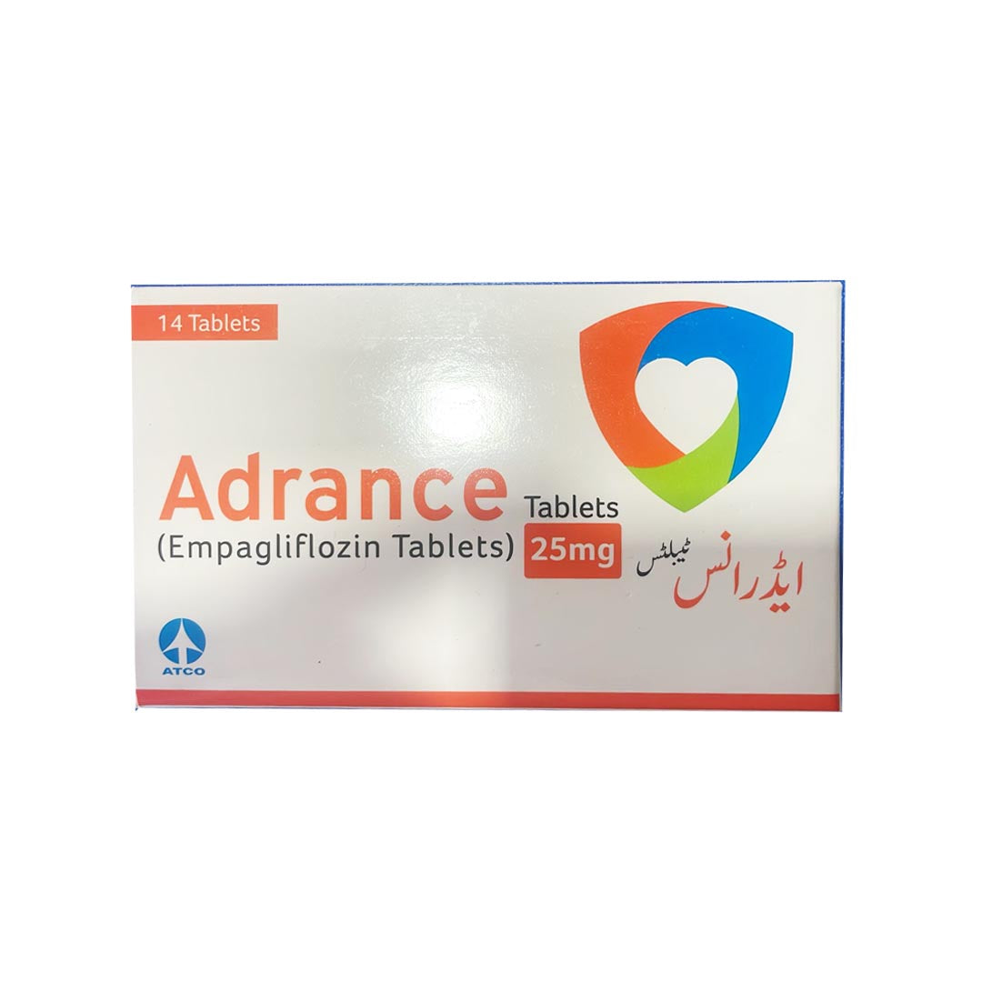 Buy ATCO Adrance Tablets 25mg, 14 Ct Online in Pakistan | My Vitamin Store