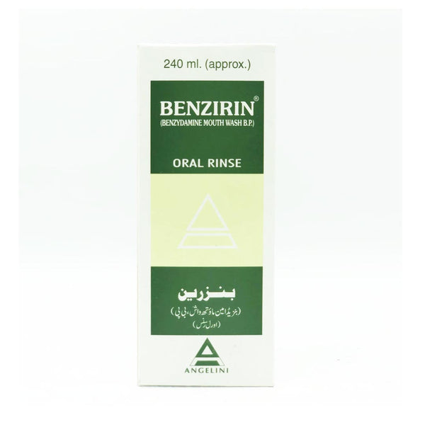 Benzirin Oral Rinse, 240ml - Angelini