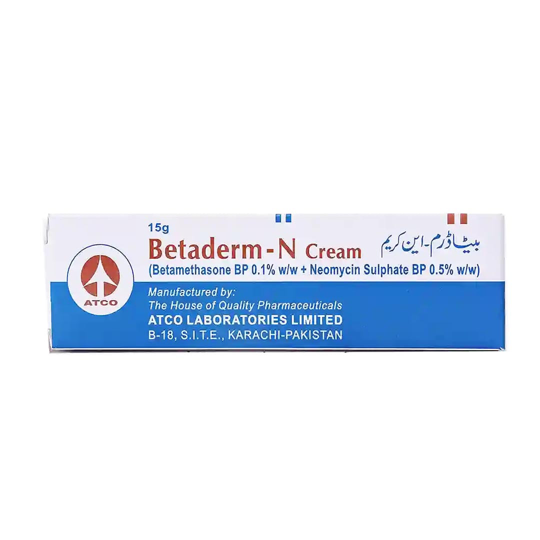 Buy ATCO Betaderm N Cream, 15g Online in Pakistan | My Vitamin Store ...