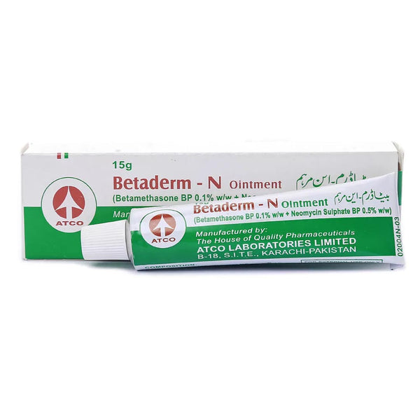 Betaderm N Ointment, 15g - ATCO