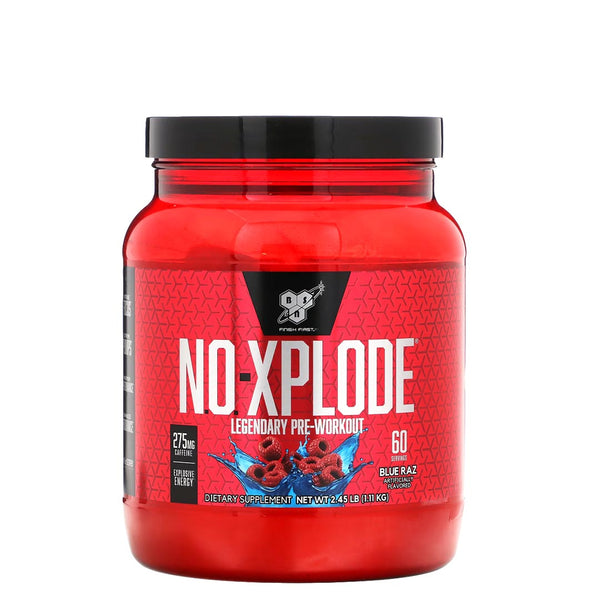 BSN N.O.-Xplode Legendary Pre-Workout (Blue Raspberry), 2.45 Lbs