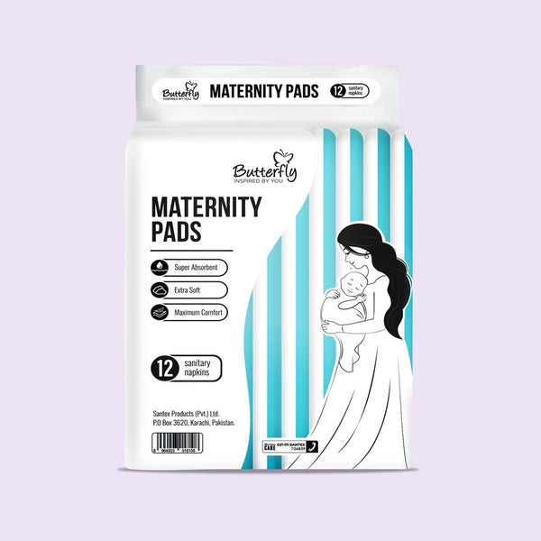 Butterfly Mom Maternity Pads Sanitary Napkins_12Ct