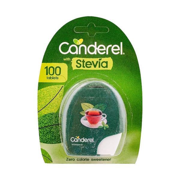 Canderel with Stevia Pocket Pack, 100 Ct