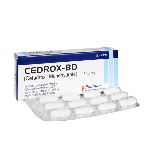 Cedrox-BD 500mg, 12 Ct - Platinum Pharma