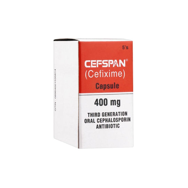 Cefspan Capsule 400mg, 5 Ct - Barrett Hodgson