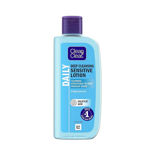 Clean & Clear Daily Deep Cleansing Sensitive Lotion, 200ml