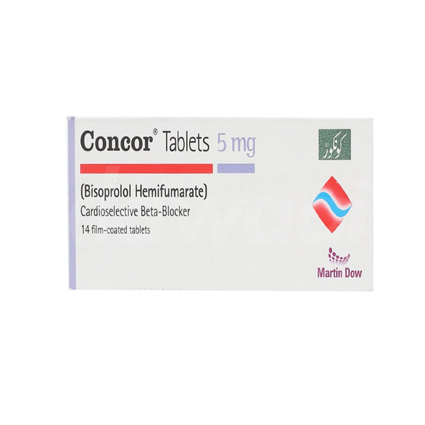 Concor Tablets 5mg, 14 Ct - Martin Dow