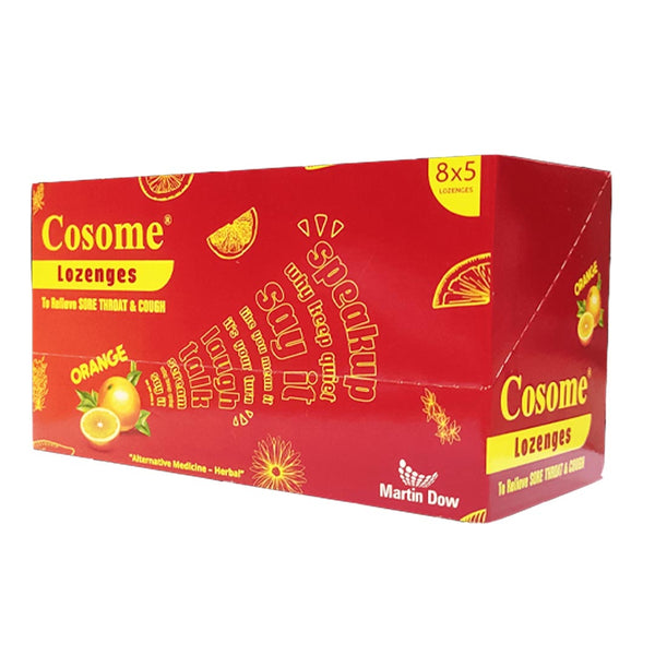 Cosome Orange Lozenges, 40 Ct - Martin Dow