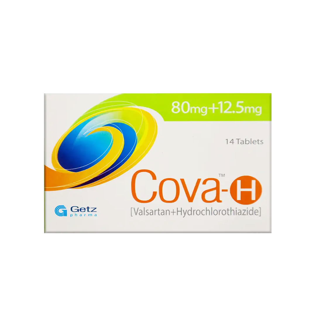 Buy Getz Pharma Cova H Tablet 80/12.5mg, 14 Ct Online in Pakistan | My ...