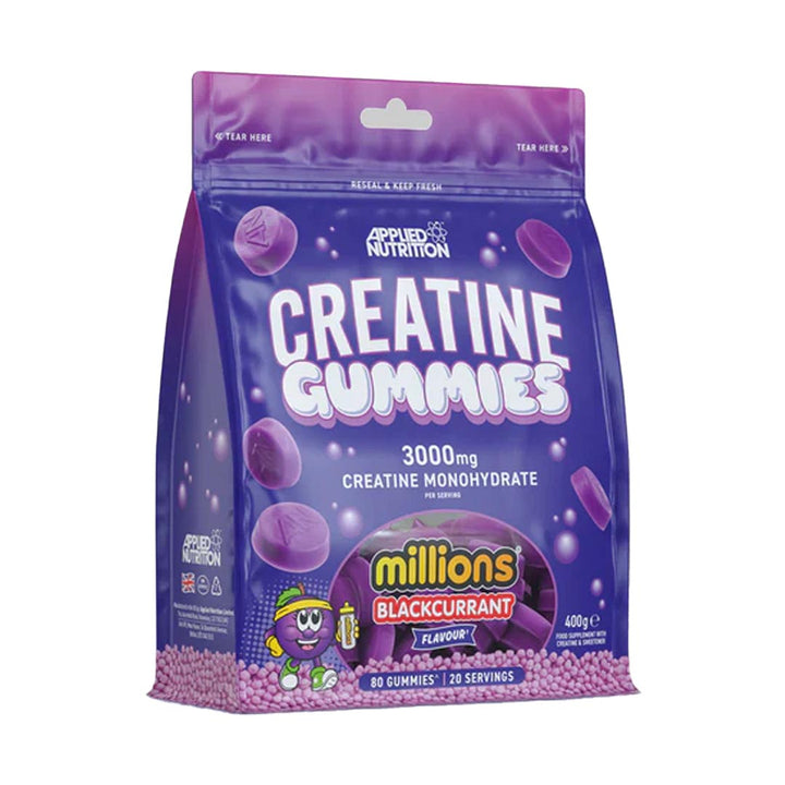 Creatine Monohydrate Gummies_Millions Blackcurrant_400g-Applied Nutrition