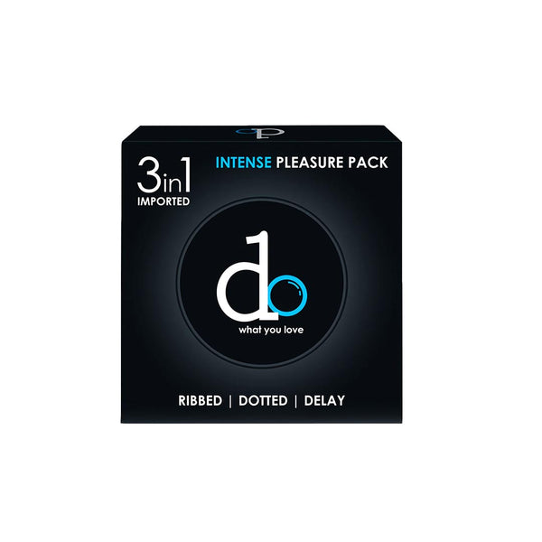 Do 3 in 1 Intense Pleasure Condoms, 3 Ct