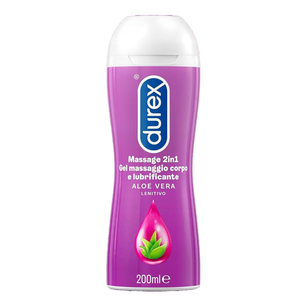 Durex Massage 2-in-1 Gel with Aloe Vera, 200ml