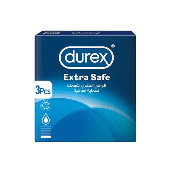 Durex Extra Safe Condoms, 3 Ct