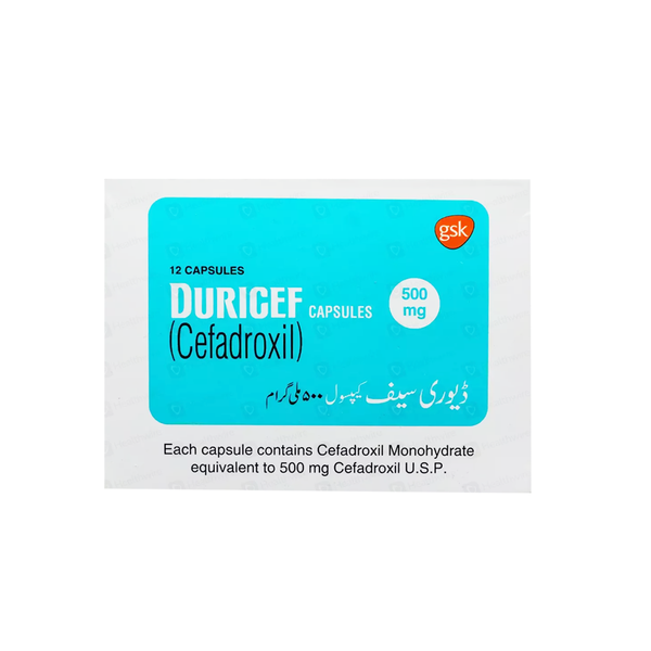 Duricef Capsule 500mg, 12 Ct - GSK