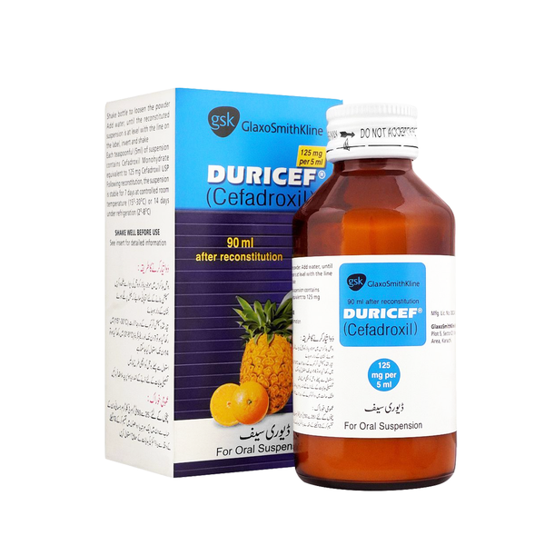 Duricef Oral Suspension 125mg, 90ml - GSK