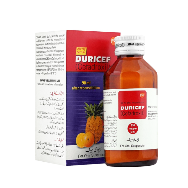 Duricef Oral Suspension 250mg, 90ml - GSK