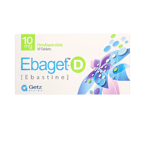 Ebaget-D 10mg 10 Ct - Getz Pharma