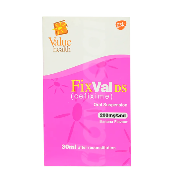 FixVal DS Oral Suspension 200mg/5ml , 30ml - GSK