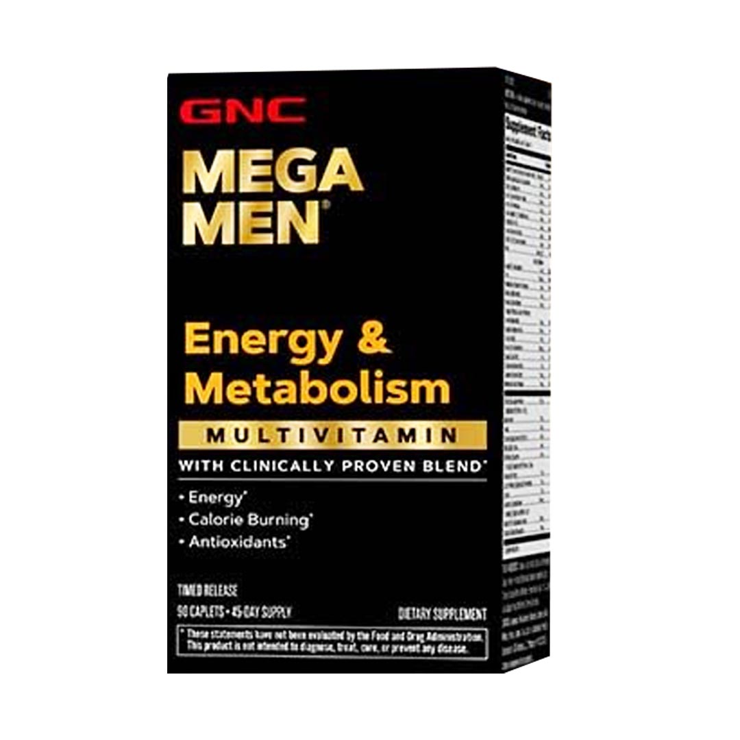 Buy Gnc Mega Men Energy And Metabolism Multivitamin 90 Ct Online In