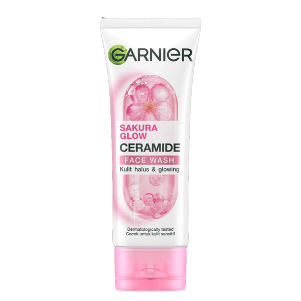 Garnier Sakura Glow Ceramide Face Wash, 100ml