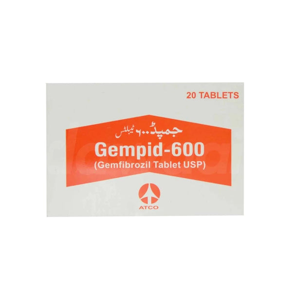 Gempid-600 Tablets, 20 Ct - ATCO