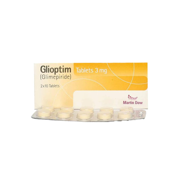 Glioptim Tablets 3mg_20 Ct-Martin Dow