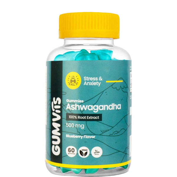 Gumvits Ashwagandha 500mg Gummies, 60 Ct