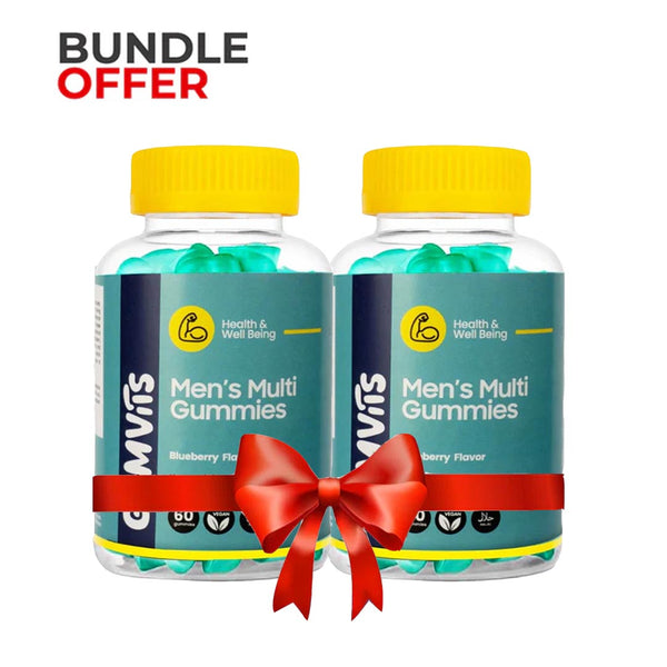 Bundle Pack - Gumvits Men's Multi Gummies, 60 Ct