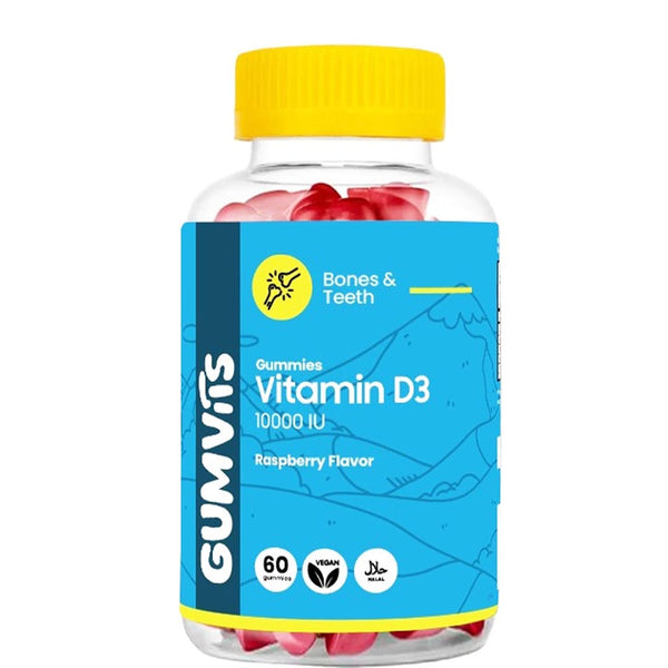 Gumvits Vitamin D3 10000IU Gummies, 60 Ct