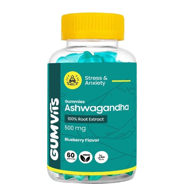 Gumvits Ashwagandha 500mg Gummies, 60 Ct