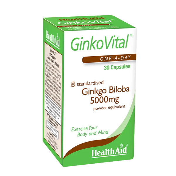 HealthAid GinkoVital 5000mg, 30 Ct