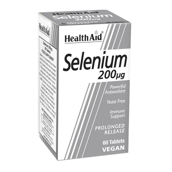 HealthAid Selenium 200mcg, 60 Ct