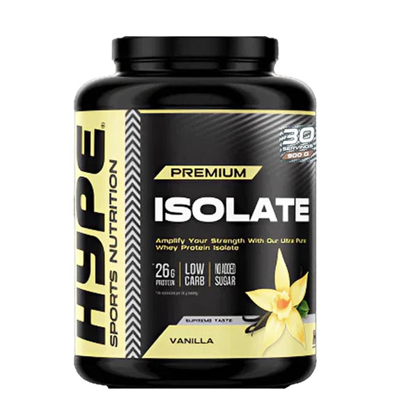 Hype Premium Whey Protein Isolate (Vanilla), 900 g