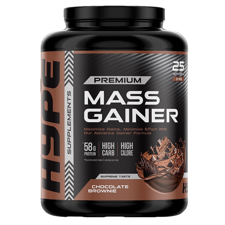 Hype Premium Mass Gainer Chocolate Brownie