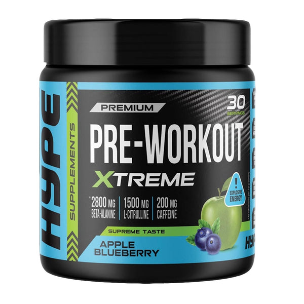 Hype Premium Pre-Workout Xtreme Apple Blueberry