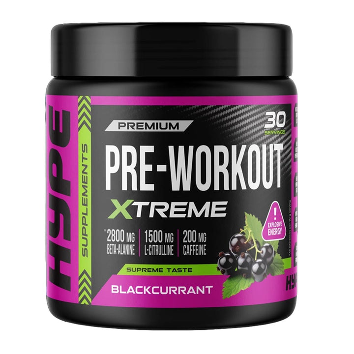 Hype Premium Pre Workout Xtreme Blackcurrant