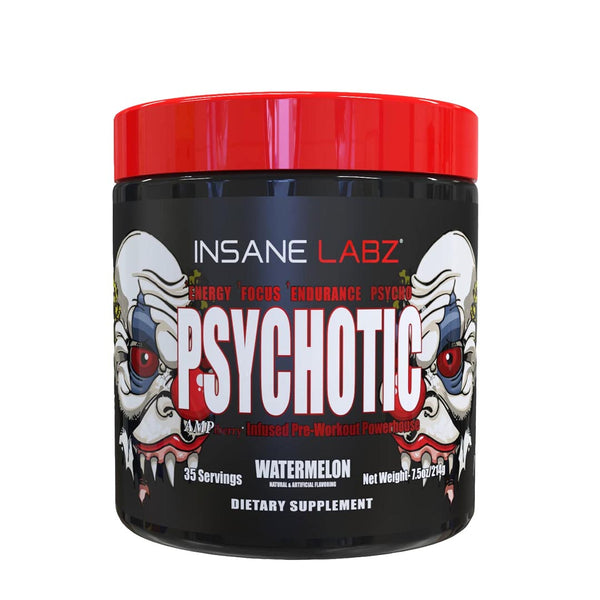 Insane Labz Psychotic Pre-Work Out Power House (Watermelon) 214g, 7.05 oz