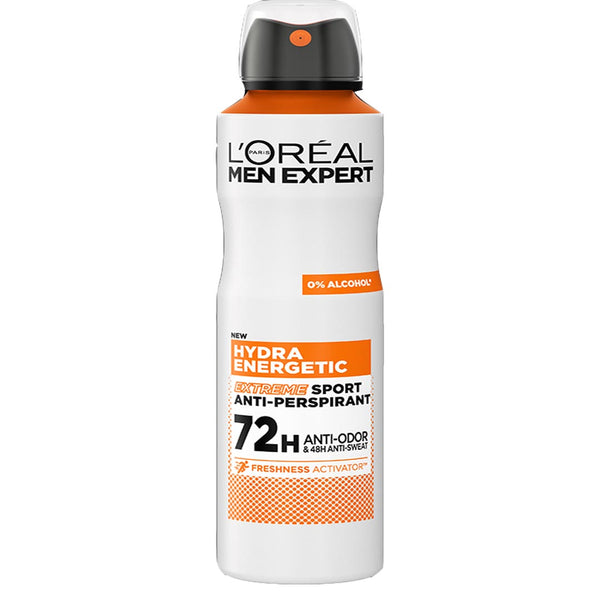 L'Oreal Men Expert Hydra Energetic Anti-Perspirant Deodorant 72H, 250ml