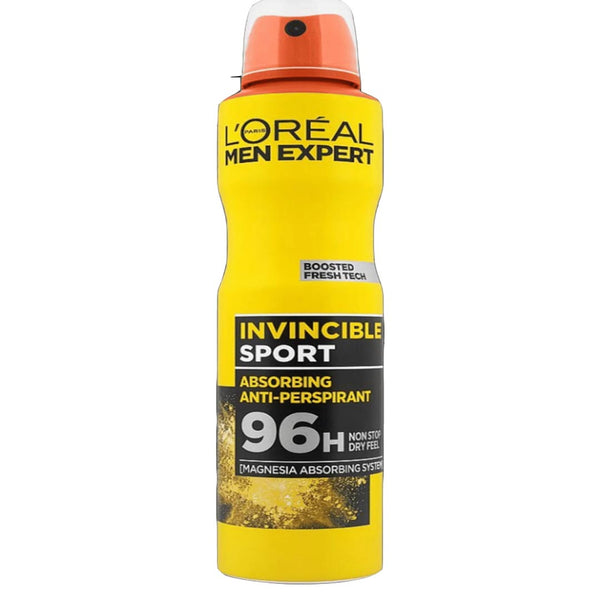 L'Oreal Men Expert Invincible Sport Absorbing Anti-Perspirant 96H, 250ml