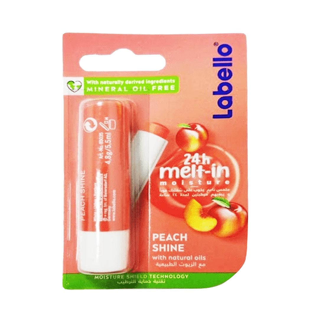 Buy Labello Peach Shine Lip Stick, 4.8g Online in Pakistan | My Vitamin ...