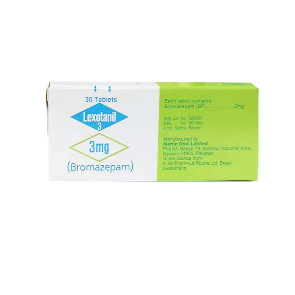 Lexotanil Tablets 3mg 50 Ct Martin Dow