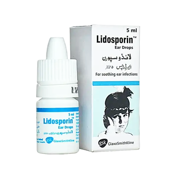 Lidosporin Ear Drops, 5ml - GSK